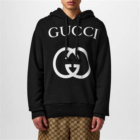 gucci hoodie black replica|gucci shirts authentic.